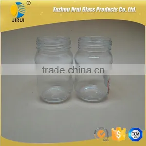 190ml Round Shape Clear Glass Food Jar thumbnail-2