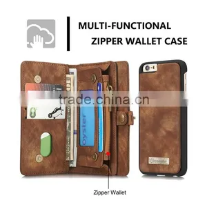 China Supplier for Iphone Cell Phone Credit Card Holder Wallet With Zip thumbnail-1
