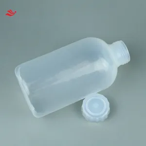 High Quality Smooth Internal Finish Corrosion Resistant FEP Reagent Bottle 500ML With Narrow Mouth thumbnail-2
