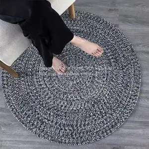 Braided Polypropylene Rug Home Area Carpet Floor Rug Mat thumbnail-1