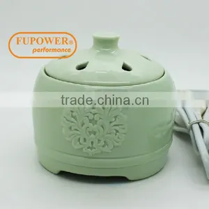 Hot Selling Chinese Craftmanship Ceramic ELECTRIC AROMATHERAPY ESSENTIAL OIL BURNER/DIFFUSER thumbnail-4