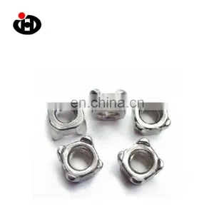 Hot Sale JINGHONG Square Stainless Steel Plain Weld Nut With Four Spot DIN928 thumbnail-1