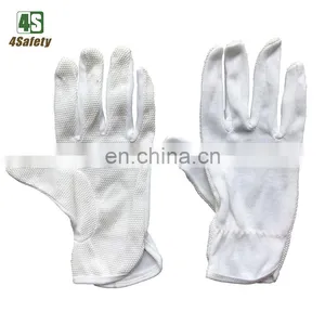 4SAFETY White Cotton PVC Dotted Gloves Cotton Price thumbnail-2