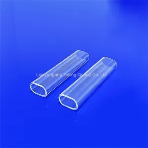 Square Shaped Quartz Glass Tube Clear Quartz Tube thumbnail-2