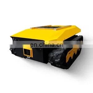 Defy 300kg Loading 2.5km/h-12km/h Rubber Crawler Tracked Chassis Robot Stair Climber Rubber Track Chassis TINS-13 thumbnail-1