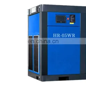 Hiross Electric Silent Oil Free Screw Type 7.5kw 15kw 22kw 37kw 75kw Air Compressor 8bar 10bar 13bar thumbnail-4