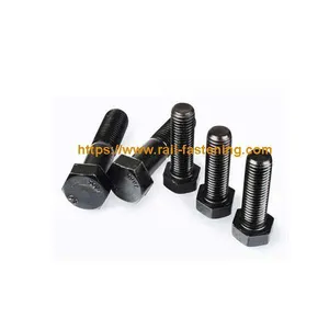 Hexagon Railway Sleeper Bolts T Head With Nut / Washer M16 HDG Galvanizing thumbnail-2