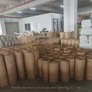 China Factory Natural Ture Rattan Cane Weaving Webbing Rolls for Dinning Furniture Chairs Cabinet Doors thumbnail-5