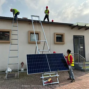 Photovoltaic Panel Glass Lifter 200kg 4-25m Solar Panel Ladder Lift Electric Small Hoist For PV Panel Roof Lifting thumbnail-1