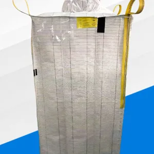 Tubular Big Bag Super Sacks Widely Used 2 Ton Sling Bags Cement Vietnam Supplier Duffle Top 1 Tonne Bulk Bags thumbnail-1