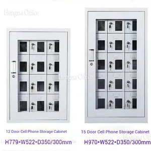 84 Door Controlled Phone Access Cabinet-CPA176|High Quality Locks & Name Card Slots for Exam Rooms|China Supplier Hengna for Canada thumbnail-3