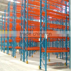 Orange Beam Pallet Rack thumbnail-1