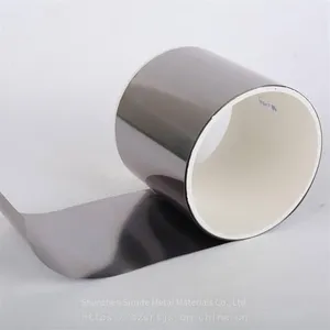 High-purity Nickel Strip 0.1, 0.12, 0.15, 0.2, 0.3mm Battery Connection Tabs, Spot-welded Pure Nickel Sheets, Pure Nickel Flat Bars thumbnail-1