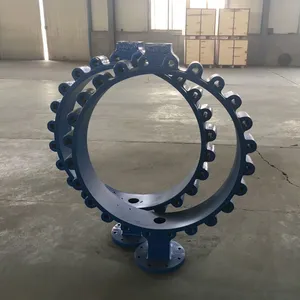 High Temp Butterfly Valve for Oil Industry With Stainless Disc ANSI150 thumbnail-1