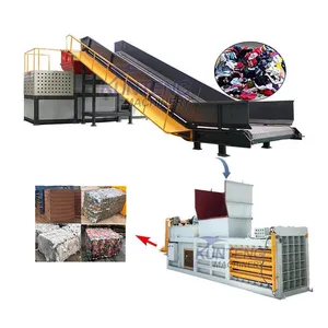 Industrial Paper Shredder and Baler Cardboard Shredder Carton Box Shredding Machine EPC thumbnail-1
