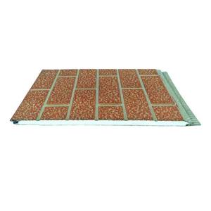 Wall Panel Exterior Waterproof Polyurethane Sandwich Panel Building Boards of Metal Siding thumbnail-2