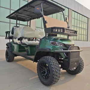 New 4+2 Six-seater Electric Golf Cart for Export and Tourism, Customizable From the Original Manufacturer thumbnail-3