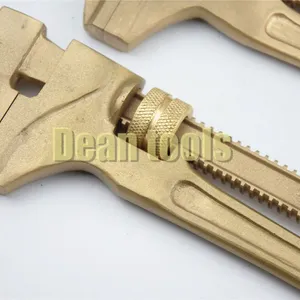 Aluminum Bronze Non-Sparking Monkey Adjustable Wrench, 58 mm Jaw Capacity, 1 Year Warranty thumbnail-1