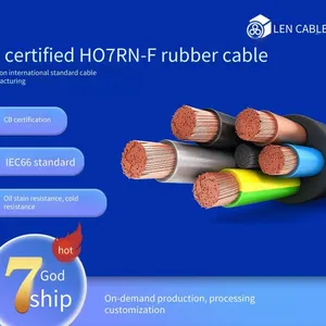 H07rn-f / H05rn-f 90°c Flexible Rubber Cable With European Standard Certification thumbnail-1