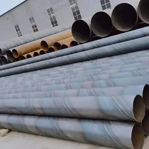 Factory Supply SSAW Spiral Pipe Common Sizes In Stock for Infrastructure Project thumbnail-1