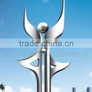 Modern Outdoor High Quality Stainless Steel Sculpture for Sale thumbnail-1