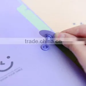 A4 Colorful Pvc Tab File Expanding File Folder With Button and 5 Pockets Very Suitable for Personal Work Supplier's Choice thumbnail-2