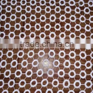 Embroidery Lace Fabric Milk Silk Water Soluble Full Lace for Garment Accessory thumbnail-3