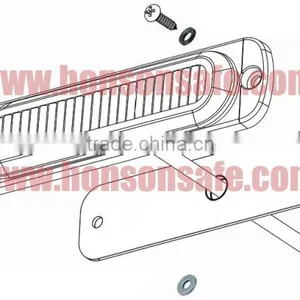 3W 6 Hole LED Automobiles Surface Mount Warning Lighthead HF-160 Quality Choice thumbnail-5