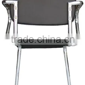 Black PU Dining Chair thumbnail-3
