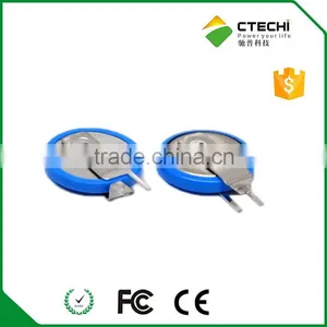 ML1220 Rechargable Battery Solder Pins 3V Coin Cell thumbnail-1