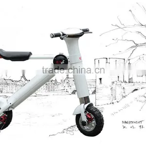 Foldable 2 Wheels Electric Golf Cart Scooter With Max 35km Distance Range thumbnail-4
