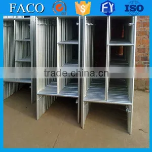Galvanized Steel Cross Brace Cantilever Scaffolding Frame thumbnail-2