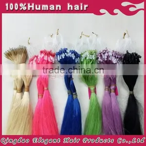 100% Virgin Remy Micro Loop Hair Extensions With Any Color Wholesale thumbnail-1