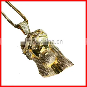 2016 New Arrived Factory Direct Selling Bling Bling Paved cz Gold Necklace Designs in 10 Grams thumbnail-1