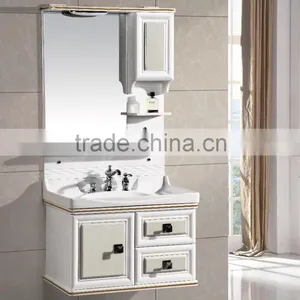 European Stretch Faucet With PVC Bathroom Cabinet (EAST-25126) thumbnail-1