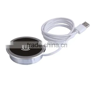 QI Wireless Desktop Charger for Office Desk Phone Charging thumbnail-2