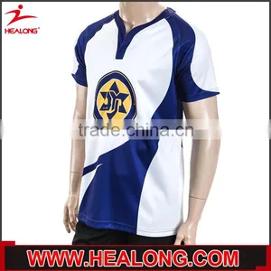 Tiger Pattern Custom Rugby Jersey, Custom Sublimation Rugby t Shirt, Team Set Rugby Uniforms thumbnail-1