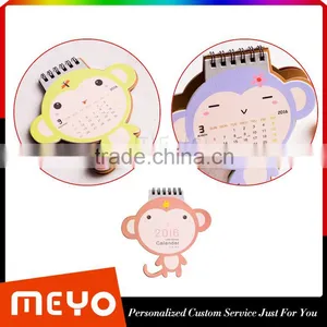 Customized Shape Calendar,Monkey Shape 2016 Calendar, Custom Advent Calendar thumbnail-1