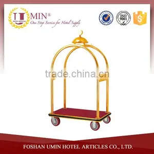 Concierge Birdcage Trolley Luggage Cart thumbnail-1