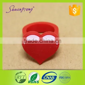 Hot Sale Soft PVC Finger Ring Can Custom Any Shape and Designs thumbnail-2