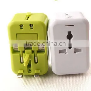 (110126) Universal Travel Adapter With Usb Charger,promotional Adapter,usb Travel Adapter thumbnail-4