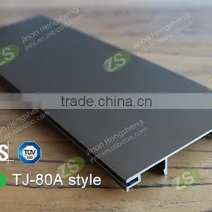 Brushed Aluminium Metal Skirting Boards for Floor Accessories thumbnail-3