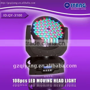 2 QY-3100 108pcs*3W Rgb Led Moving Head Light thumbnail-1