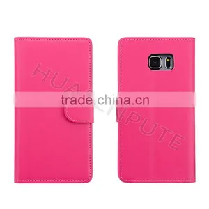 China Factory Insert Card Leather Case For Samsung Galaxy S6 Edge Plus thumbnail-5
