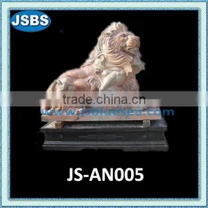 Big Carved Stone Lion Garden Sculptures thumbnail-1