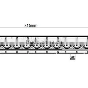 60w Cheap LED Light Bars 20" 4X4 LED Driving Light Bars Off Road LED Work Light Bar thumbnail-4