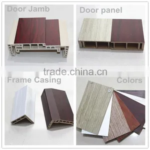 New Technology PVC Door Wood Plastic Composite Door Plastic Door Designs thumbnail-2