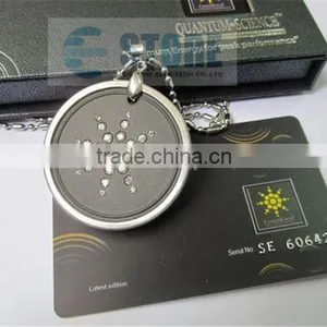 Wholesale Japanese Quantum Pendant Lava Stones Pendant Scalar Energy Pendant With Stainless Steel Circle thumbnail-4