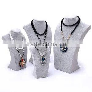 Custom High End Velvet Jewelry Display Bust For Necklace thumbnail-4