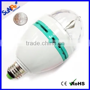 12V OEM E27 White Self-Rotating LED Disco Light Bulb For Home Party Light Night thumbnail-4